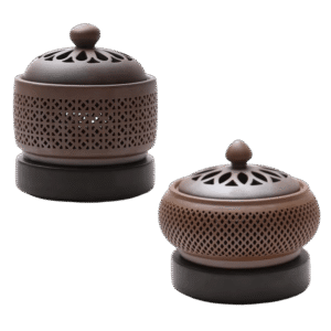 Electric Incense Burner, Adjustable Heat & Timer, Aromatherapy, Night Light O