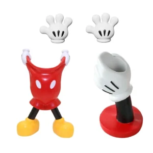 4 Piece Set, Mickey Pen Holders, Makeup Brush, Storage Box, Tooth Brush Holders